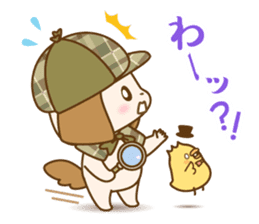 The nodding detective Pomes and Watsun sticker #10506247