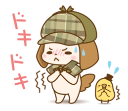 The nodding detective Pomes and Watsun sticker #10506250