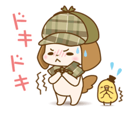 The nodding detective Pomes and Watsun sticker #10506250