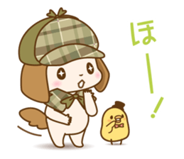 The nodding detective Pomes and Watsun sticker #10506252