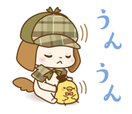 The nodding detective Pomes and Watsun sticker #10506253