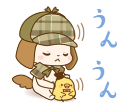 The nodding detective Pomes and Watsun sticker #10506253