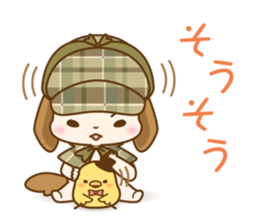 The nodding detective Pomes and Watsun sticker #10506254