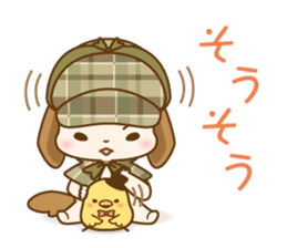 The nodding detective Pomes and Watsun sticker #10506254