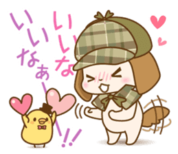 The nodding detective Pomes and Watsun sticker #10506258