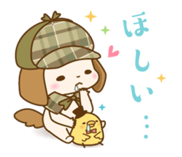 The nodding detective Pomes and Watsun sticker #10506259