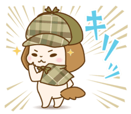 The nodding detective Pomes and Watsun sticker #10506261