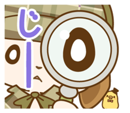 The nodding detective Pomes and Watsun sticker #10506263