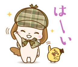 The nodding detective Pomes and Watsun sticker #10506264