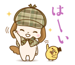 The nodding detective Pomes and Watsun sticker #10506264