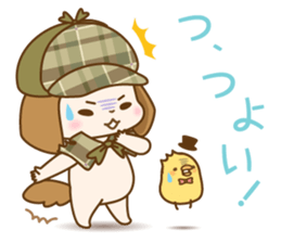 The nodding detective Pomes and Watsun sticker #10506265