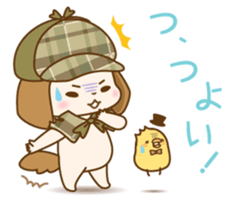The nodding detective Pomes and Watsun sticker #10506265