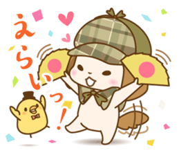 The nodding detective Pomes and Watsun sticker #10506269