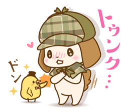 The nodding detective Pomes and Watsun sticker #10506272