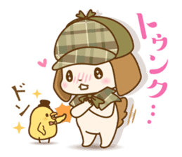 The nodding detective Pomes and Watsun sticker #10506272