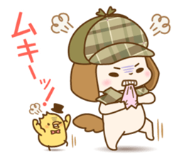 The nodding detective Pomes and Watsun sticker #10506275