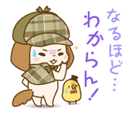 The nodding detective Pomes and Watsun sticker #10506277