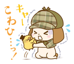 The nodding detective Pomes and Watsun sticker #10506278