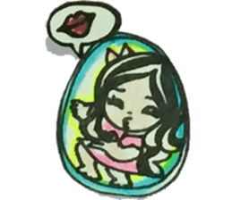 CaCa: Eggs LoveLove! sticker #10506389