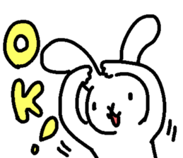 Slowlife Rabbit and Hasty Turtle Sticker sticker #10507206