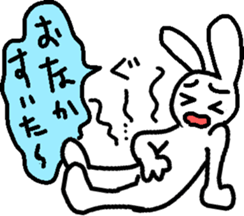 Slowlife Rabbit and Hasty Turtle Sticker sticker #10507210