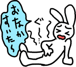 Slowlife Rabbit and Hasty Turtle Sticker sticker #10507210