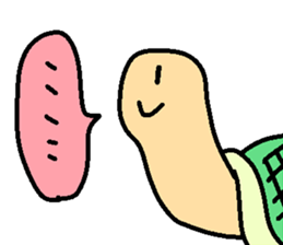 Slowlife Rabbit and Hasty Turtle Sticker sticker #10507213