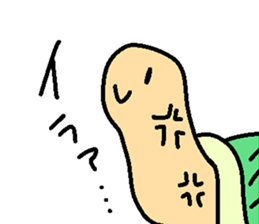 Slowlife Rabbit and Hasty Turtle Sticker sticker #10507214