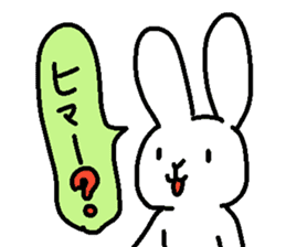 Slowlife Rabbit and Hasty Turtle Sticker sticker #10507220