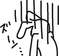 Slowlife Rabbit and Hasty Turtle Sticker sticker #10507238