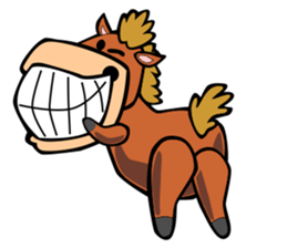 HORSE HIT sticker #10507402