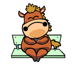 HORSE HIT sticker #10507403