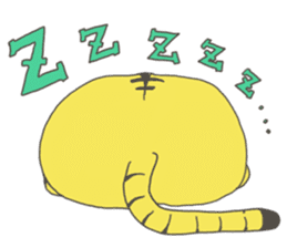 kotarou of a working tiger sticker #10507612
