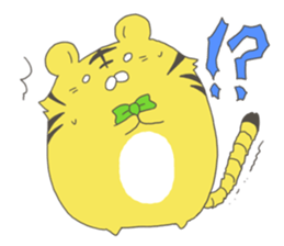 kotarou of a working tiger sticker #10507615