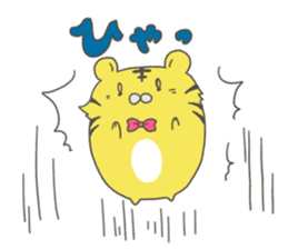 kotarou of a working tiger sticker #10507624