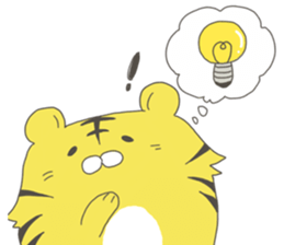kotarou of a working tiger sticker #10507633