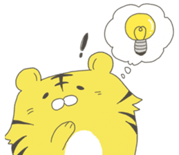 kotarou of a working tiger sticker #10507633