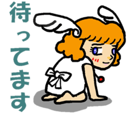 A baby angel sticker #10507772