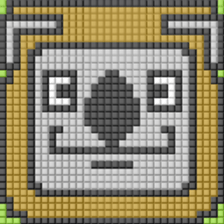 8-bit pixel Koalion sticker #10507881