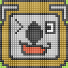 8-bit pixel Koalion sticker #10507882