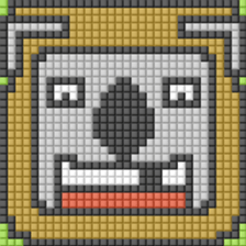 8-bit pixel Koalion sticker #10507886