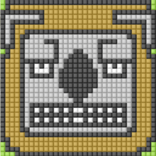 8-bit pixel Koalion sticker #10507891