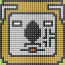 8-bit pixel Koalion sticker #10507892