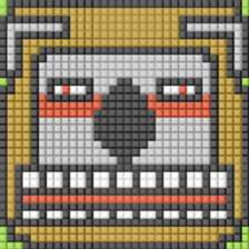 8-bit pixel Koalion sticker #10507894