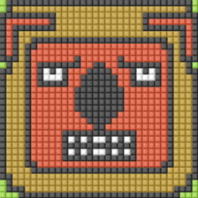8-bit pixel Koalion sticker #10507898