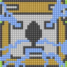 8-bit pixel Koalion sticker #10507902