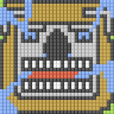 8-bit pixel Koalion sticker #10507903