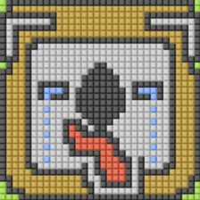 8-bit pixel Koalion sticker #10507908