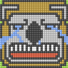 8-bit pixel Koalion sticker #10507909