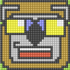 8-bit pixel Koalion sticker #10507919